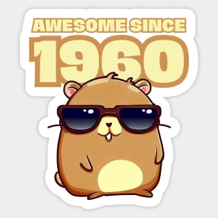 Awesome since 1960 Sticker